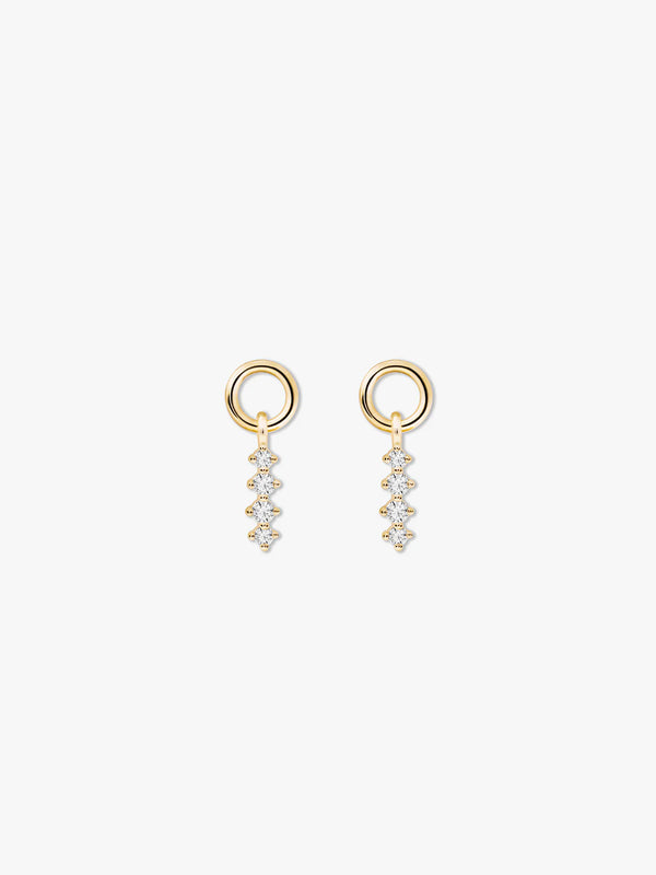 Linked Sapphire Charm