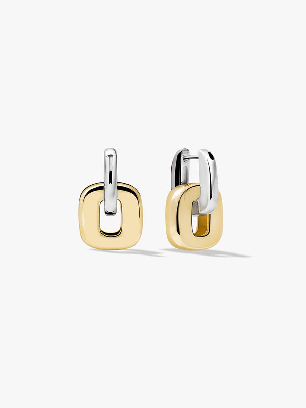 Mixed Bold Interlock Drops - Drop Earrings - OOTDY