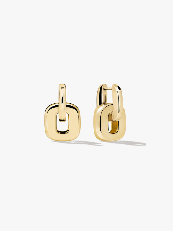 Bold Interlock Drops - Drop Earrings - OOTDY