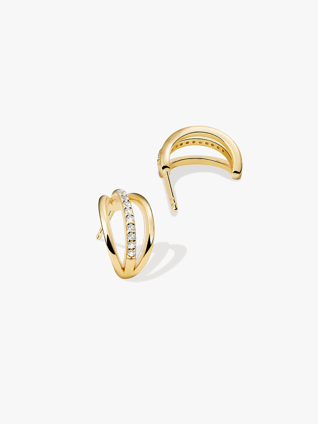 Triple Layered Hoops - Hoop Earrings - OOTDY