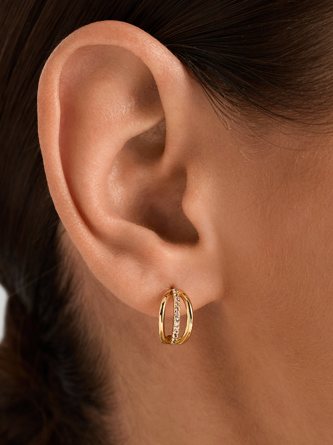 Triple Layered Hoops - Hoop Earrings - OOTDY