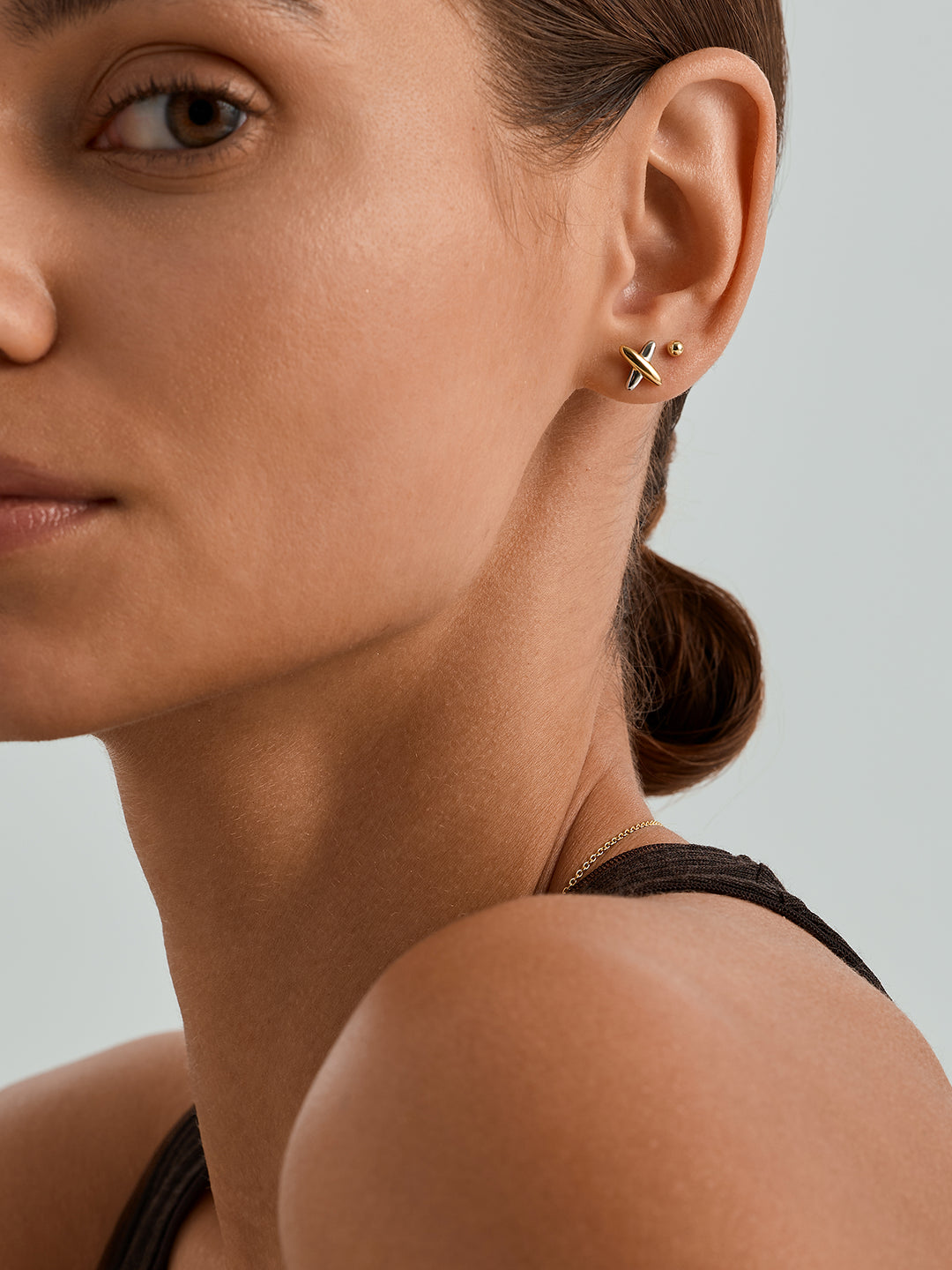 Mixed X Studs - Stud Earrings - OOTDY