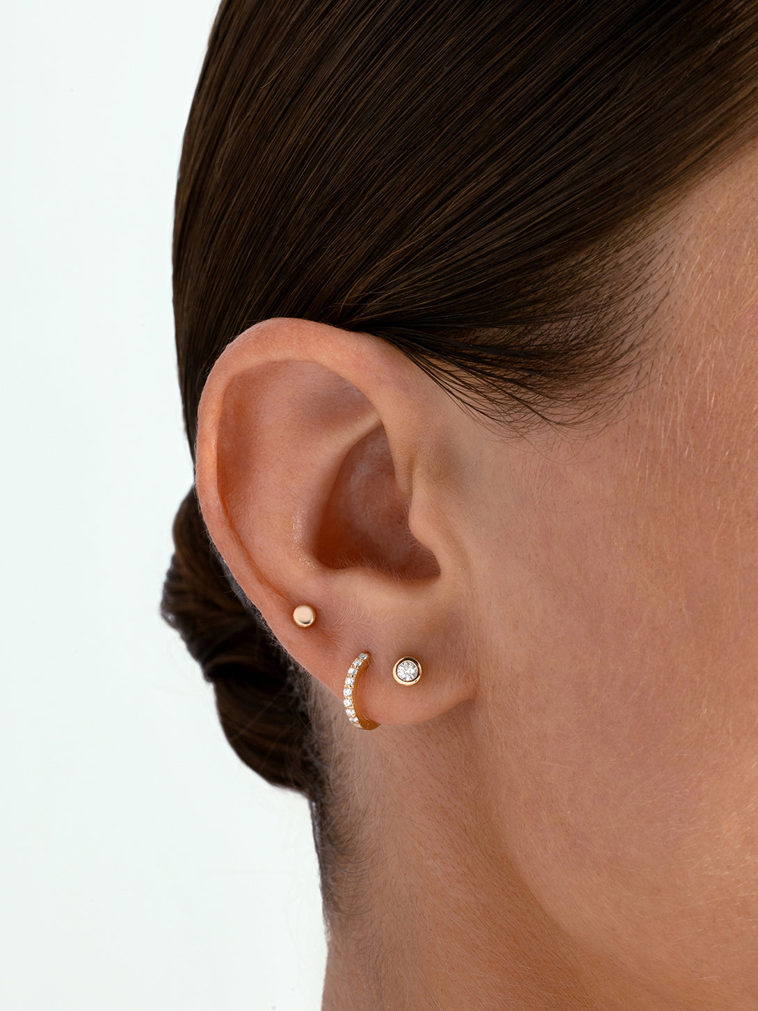 Classic Mini Pave Huggies - Huggie Earrings - OOTDY