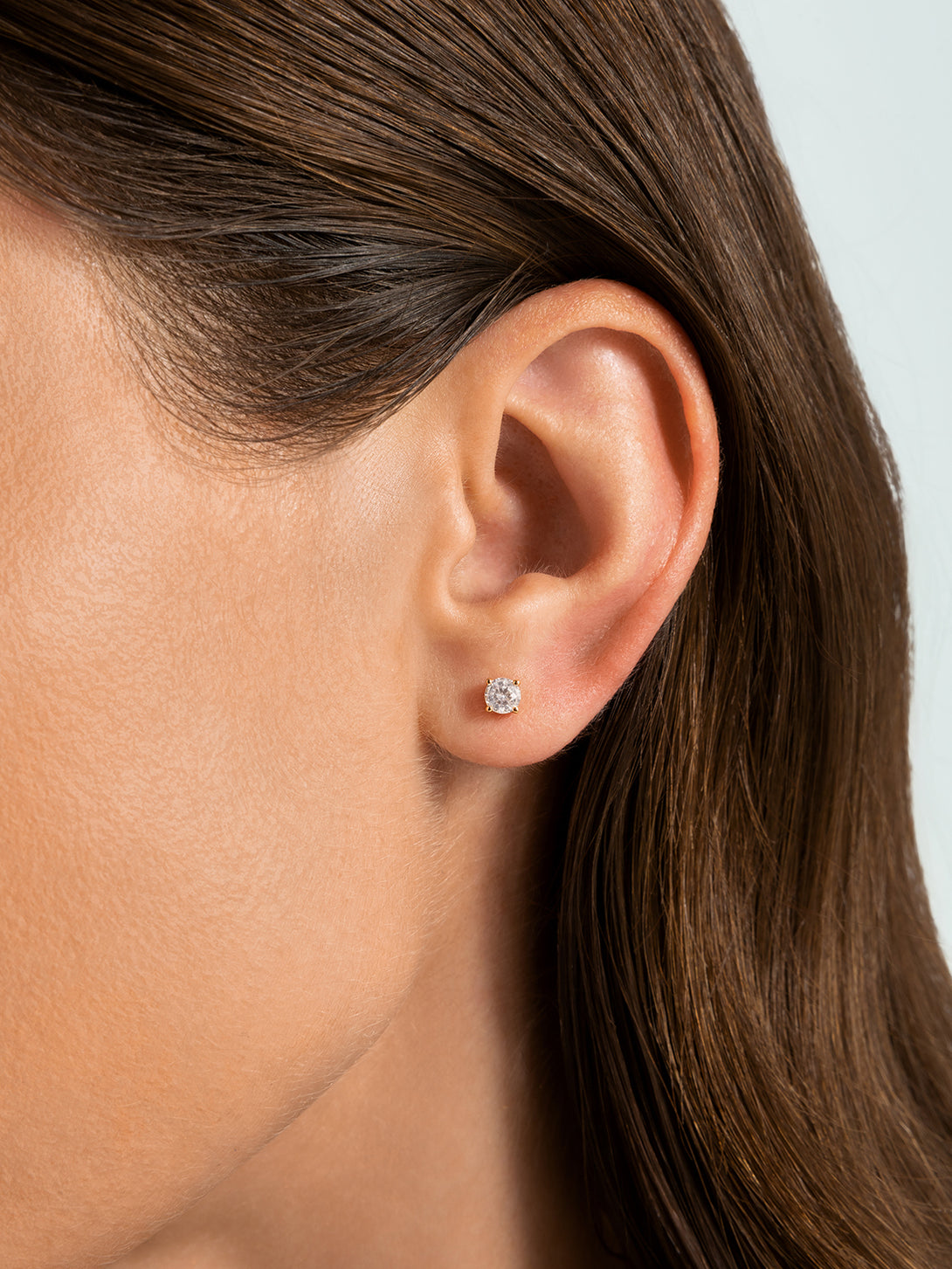 Large Sapphire Studs - Stud Earrings - OOTDY