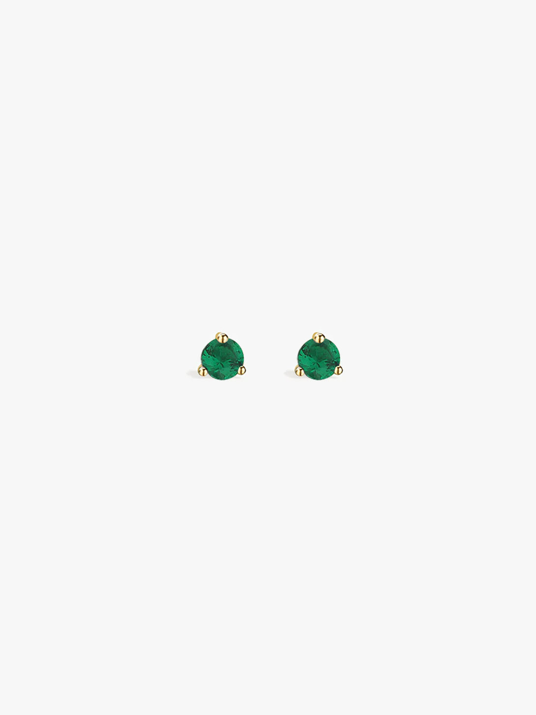 Emerald Flat Back Stud - Flat Back Studs - OOTDY