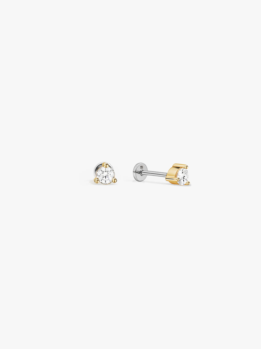 Silver Sapphire Flat Back Studs - Flat Back Studs - OOTDY