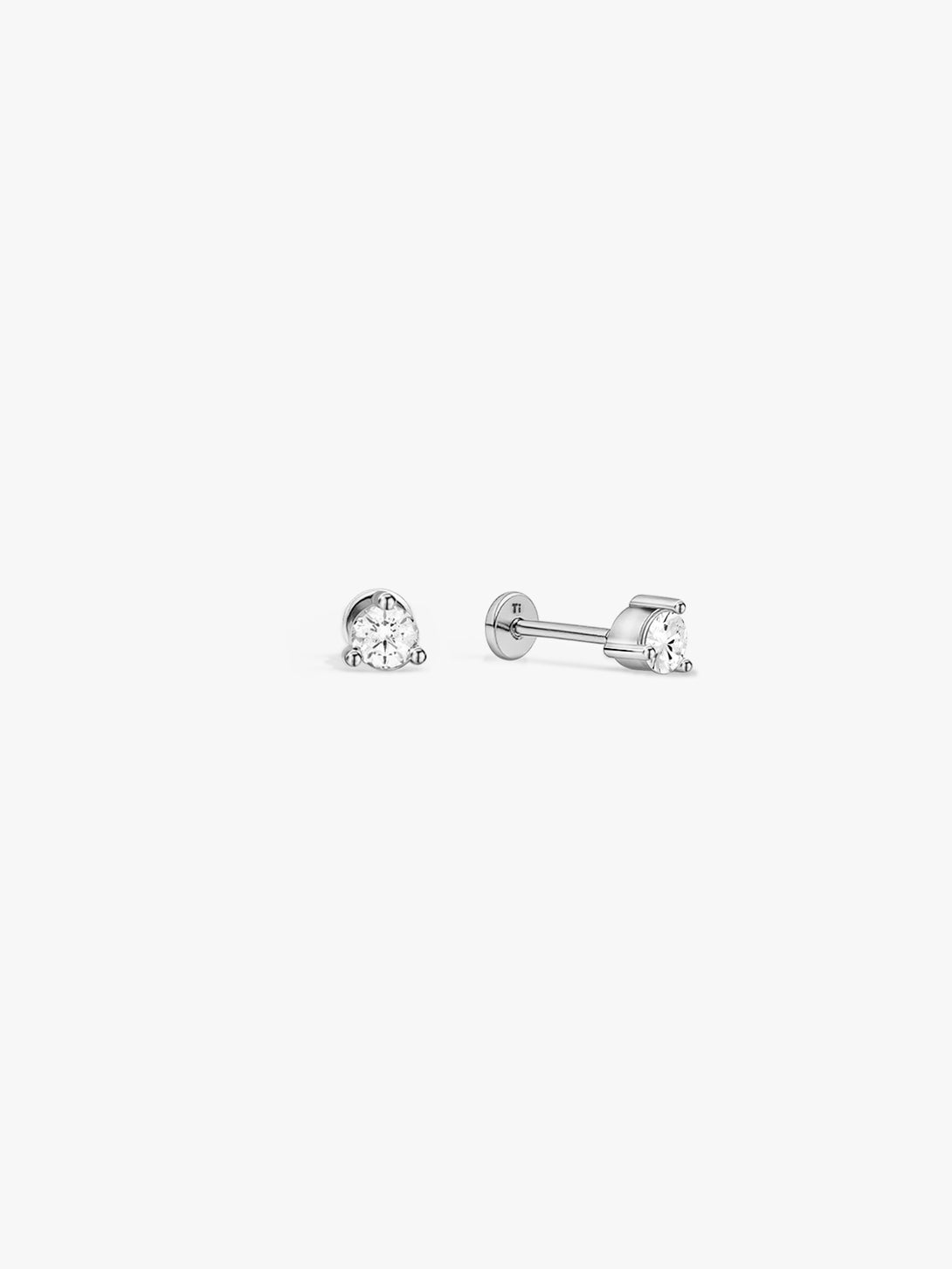 Silver Sapphire Flat Back Studs - Flat Back Studs - OOTDY