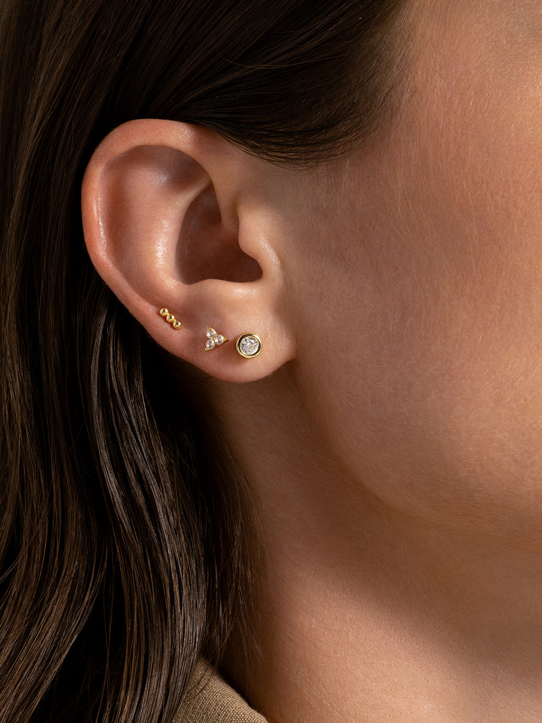 Round Sapphire Flat Back Studs - Flat Back Studs - OOTDY