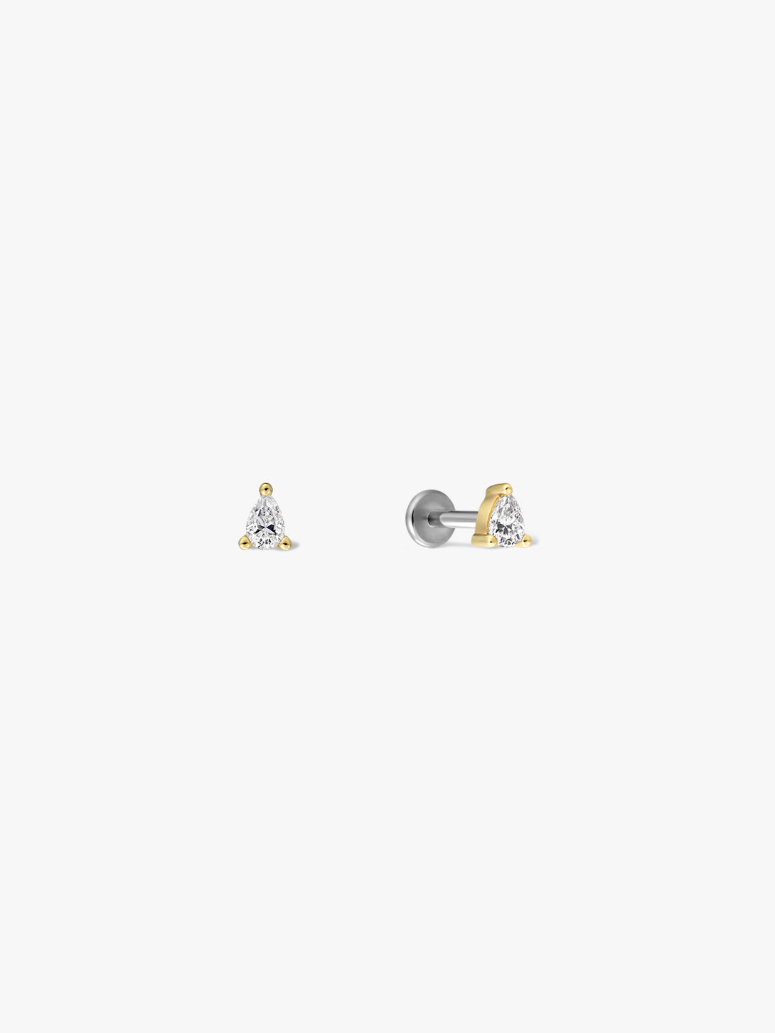 Pear Sapphire Flat Back Studs - Flat Back Studs - OOTDY