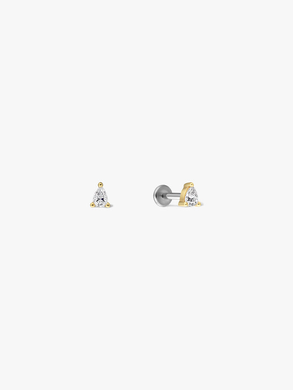 Pear Sapphire Flat Back Studs - Flat Back Studs - OOTDY