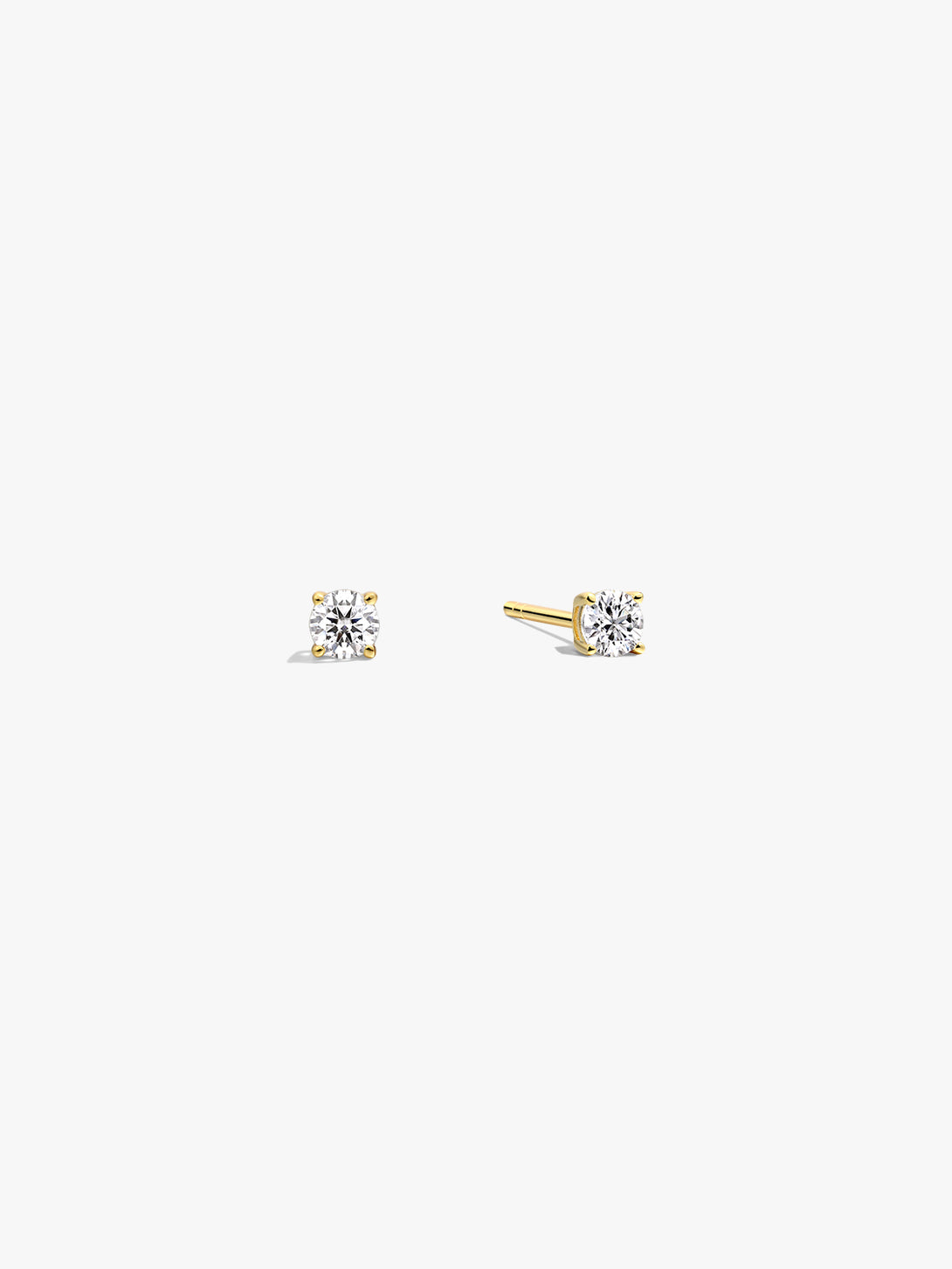 Large Diamond Studs - Stud Earrings - OOTDY