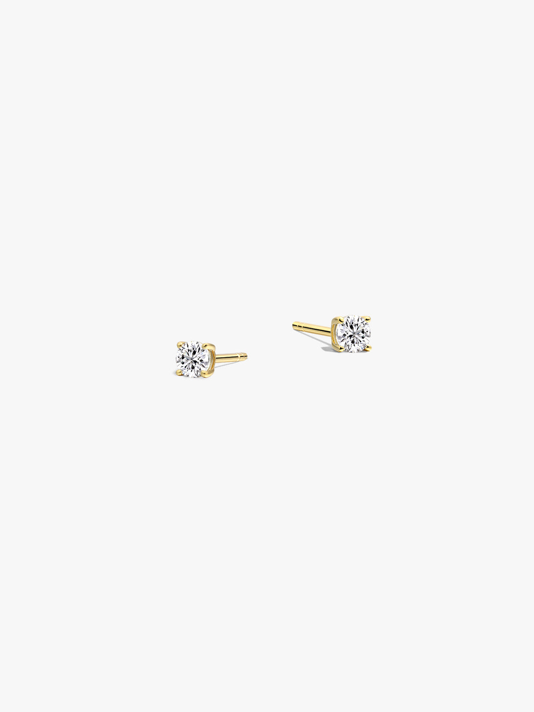 Large Diamond Studs - Stud Earrings - OOTDY