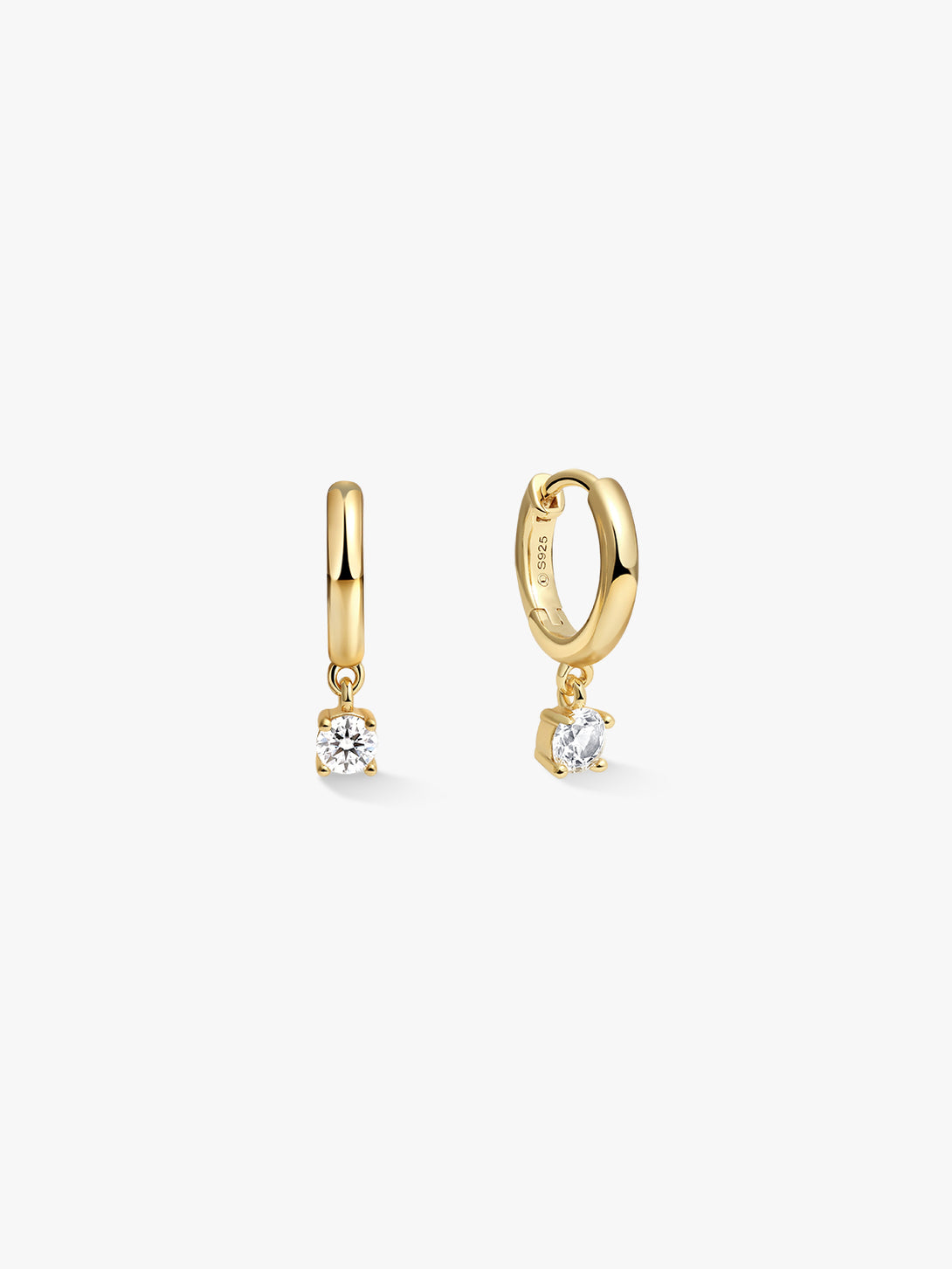 Round Diamond Drops - Drop Earrings - OOTDY