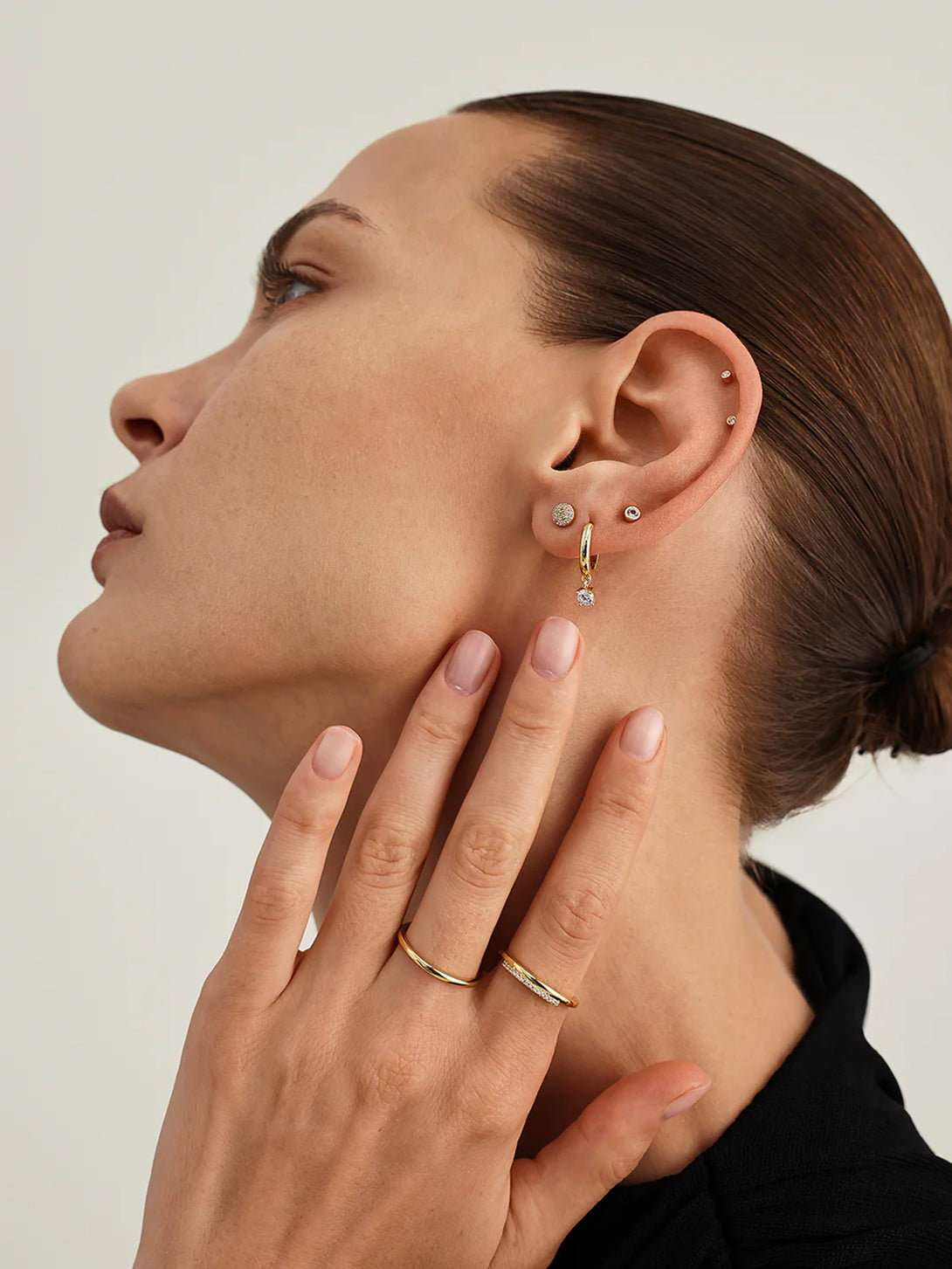 Round Diamond Drops - Drop Earrings - OOTDY