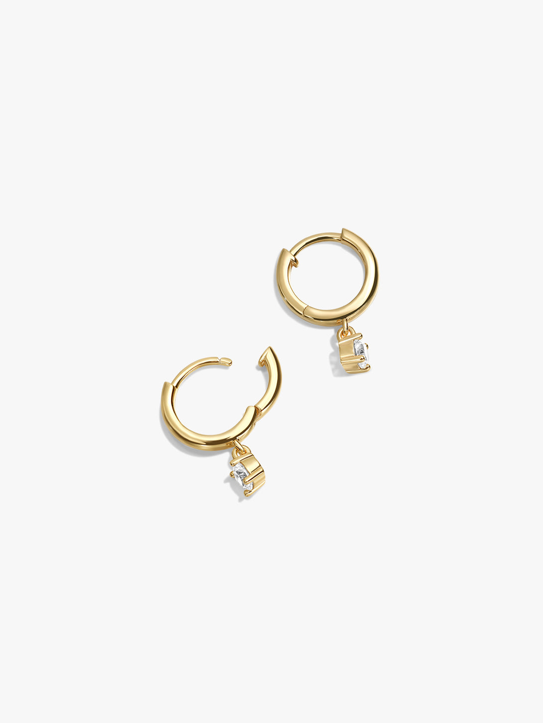 Round Diamond Drops - Drop Earrings - OOTDY