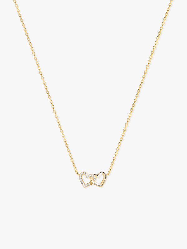 Heart Linked Necklace - Pendant Necklaces - OOTDY