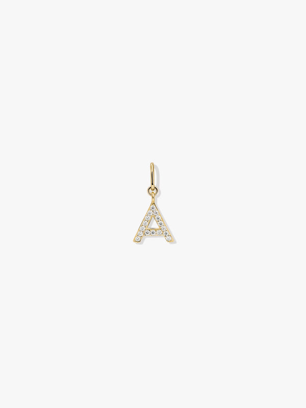 Crystal Letter Charm - Necklace Charms - OOTDY