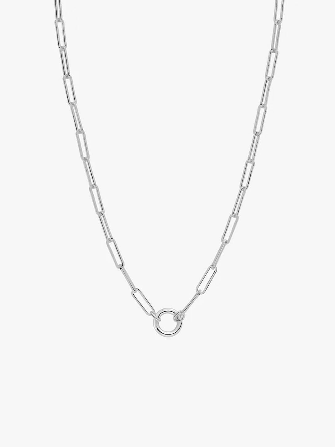 Paperclip Charm Necklace - Charms & Pendants - OOTDY