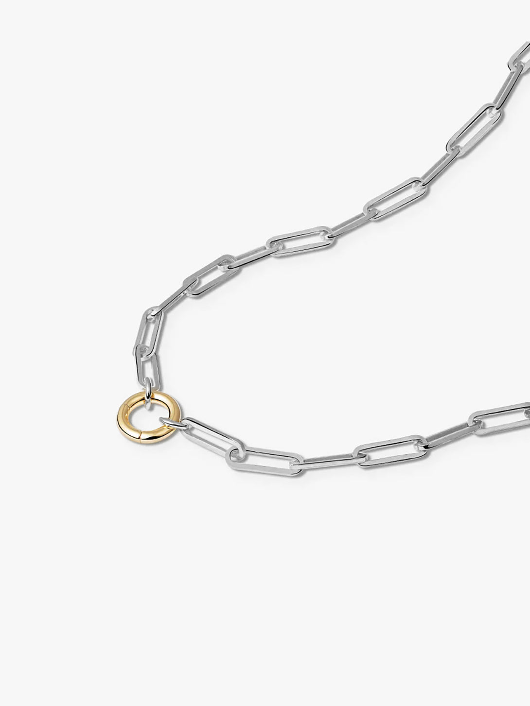 Paperclip Charm Necklace - Charms & Pendants - OOTDY