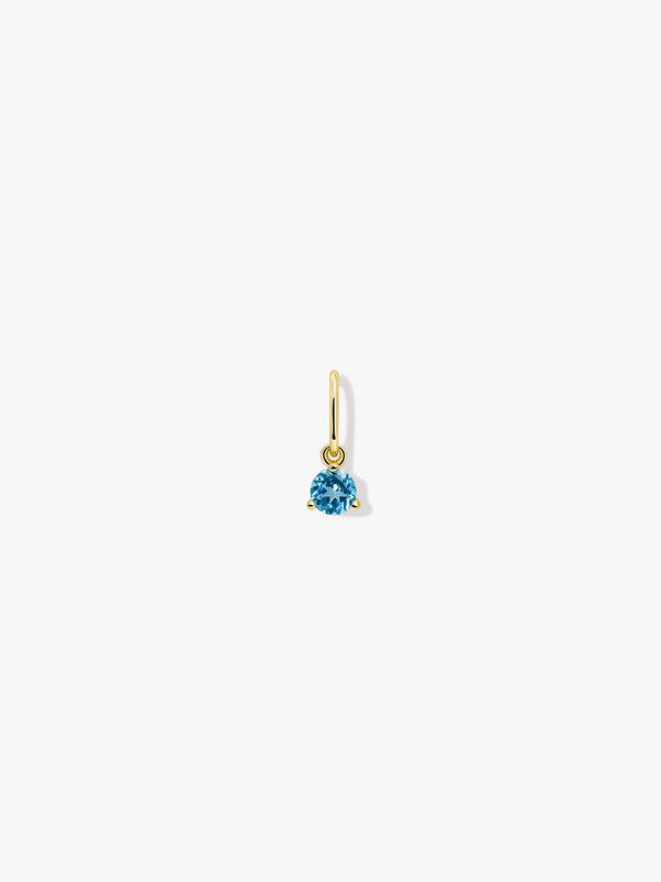 Blue Topaz Necklace Charm - Necklace Charms - OOTDY