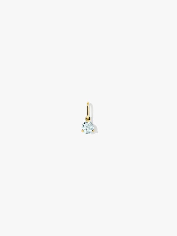 Aquamarine Necklace Charm