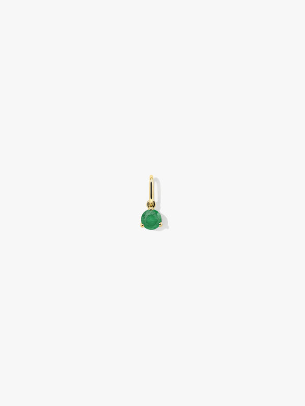 Emerald Necklace Charm