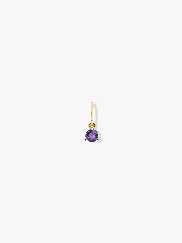 Amethyst Necklace Charm