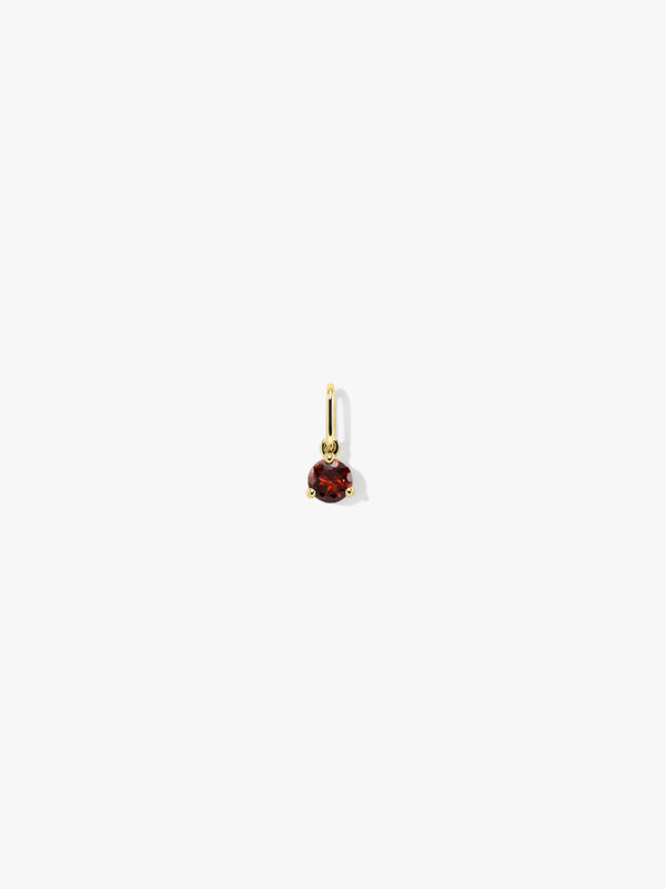 Garnet Necklace Charm