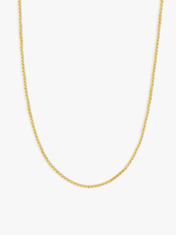 Bold Serpentine Chain Necklace - Chain Necklaces - OOTDY
