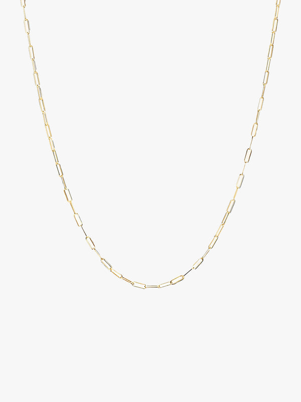 Paperclip Chain Necklace - Chain Necklaces - OOTDY