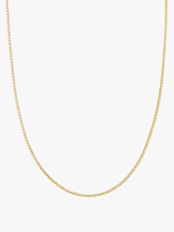 Petite Box Chain Necklace