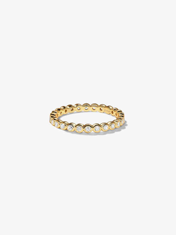 Crystal Bezel Eternity Ring