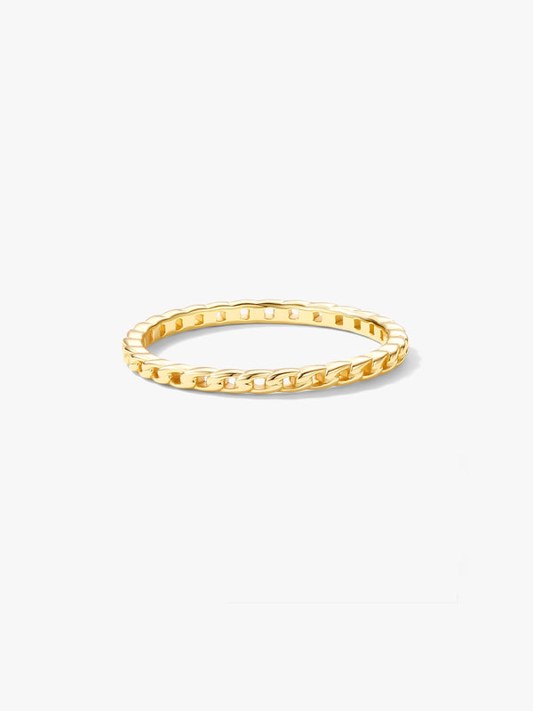 Curb Chain Band Ring