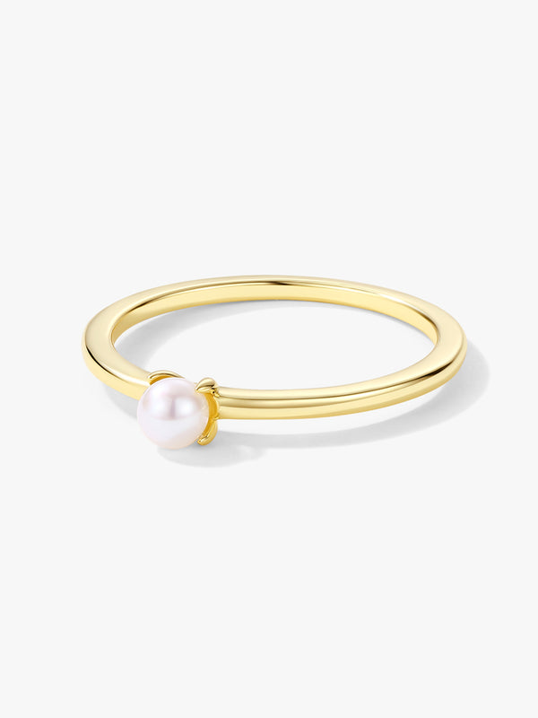 Single Freshwater Pearl Delicate  Ring