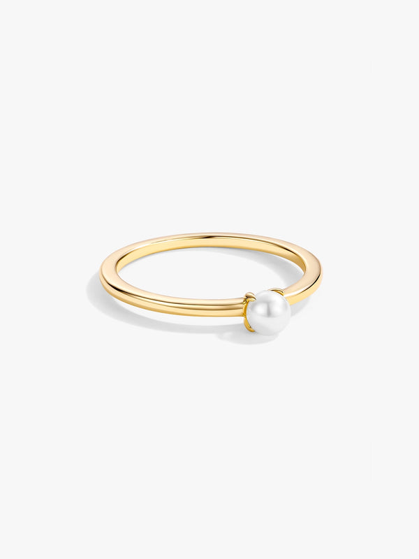 Single Freshwater Pearl Delicate  Ring