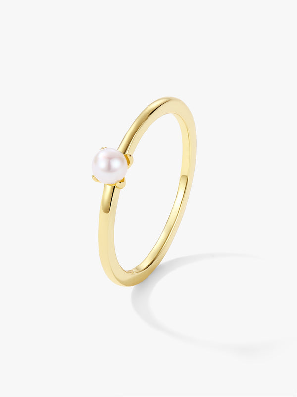 Single Freshwater Pearl Delicate  Ring