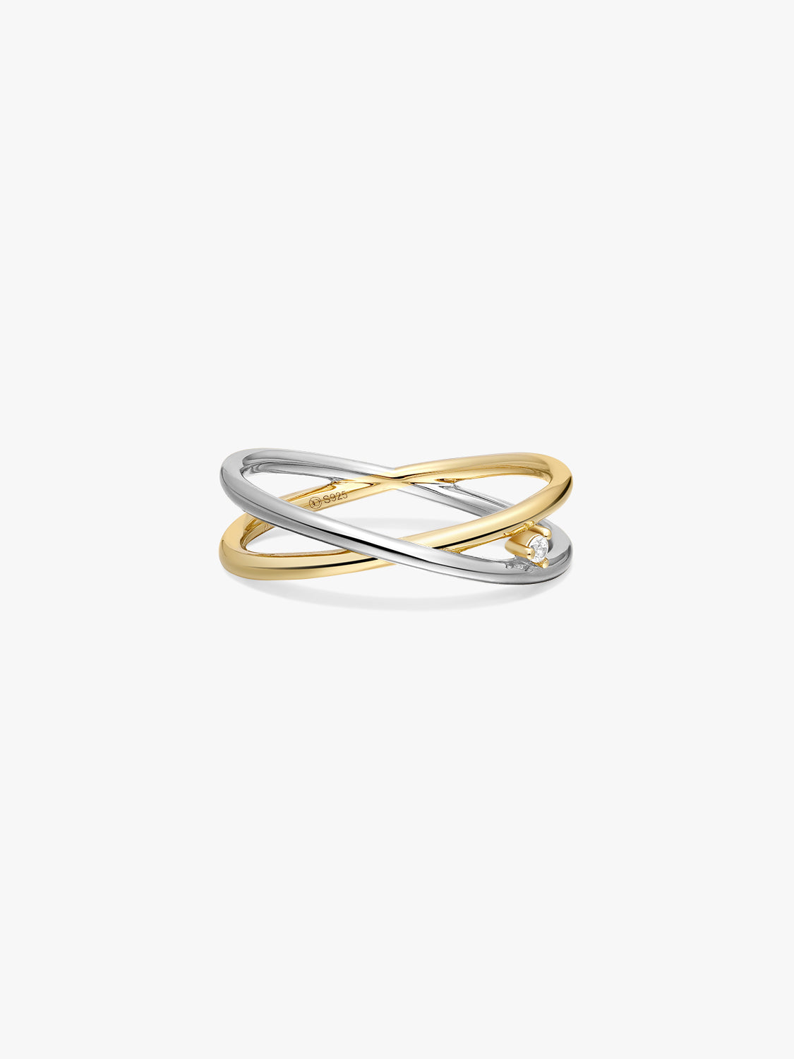 Mixed Overlapping Sapphire Statement Ring – OOTDY