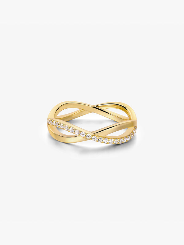 Interweaving Infinity Ring