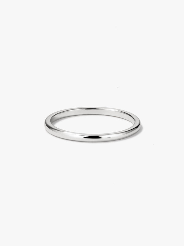 Silver Thin Stacker Ring