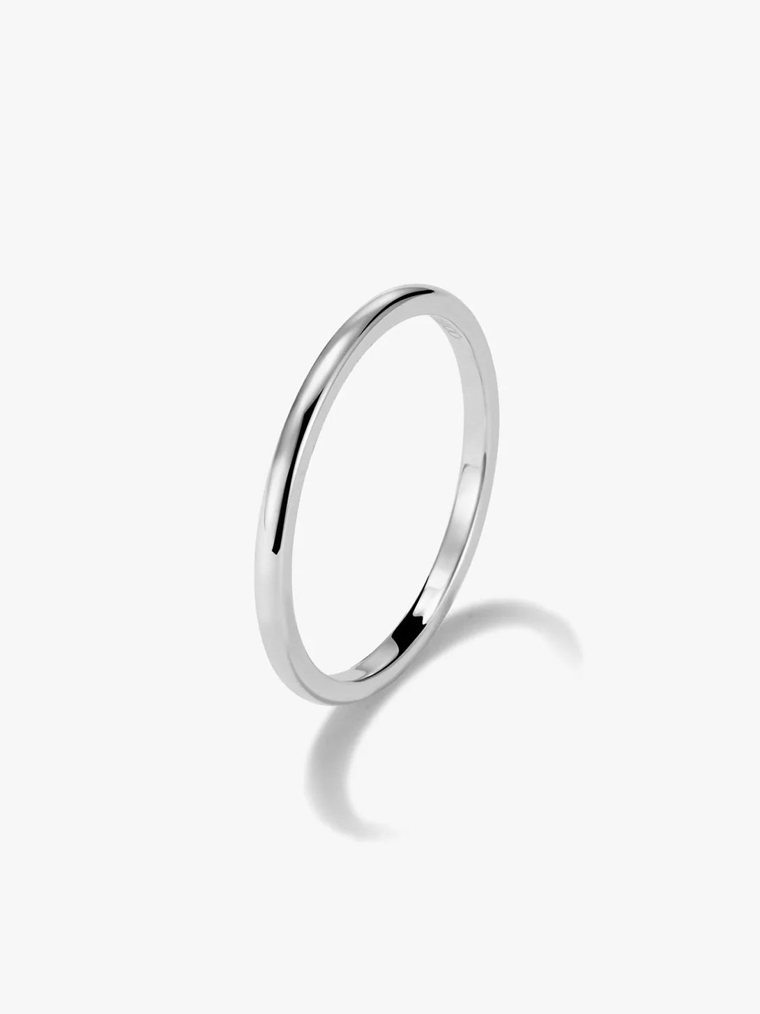 Silver Thin Stacker Ring - Delicate Rings - OOTDY