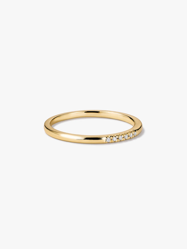 Pave Line Ring - Delicate Rings - OOTDY