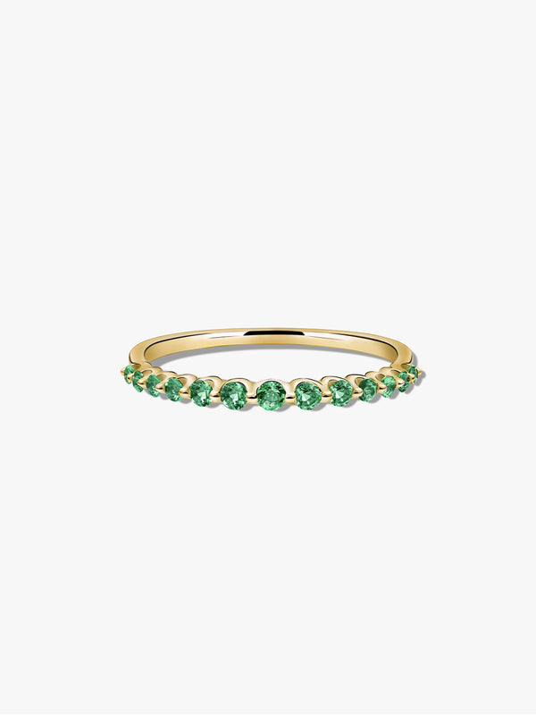 Lace Emerald Ring