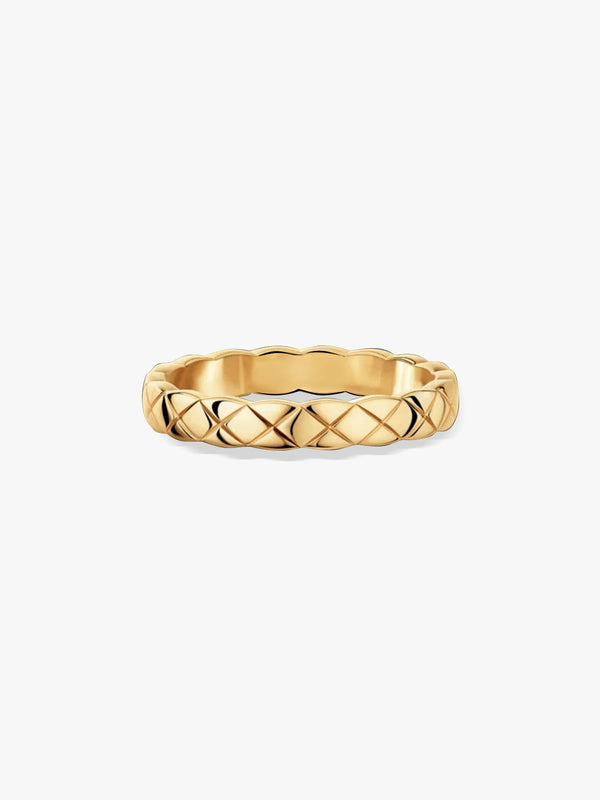 Wavy Quilted Ring