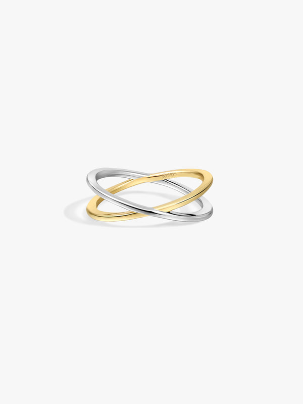 Mixed X Cross Ring - Statement Rings - OOTDY