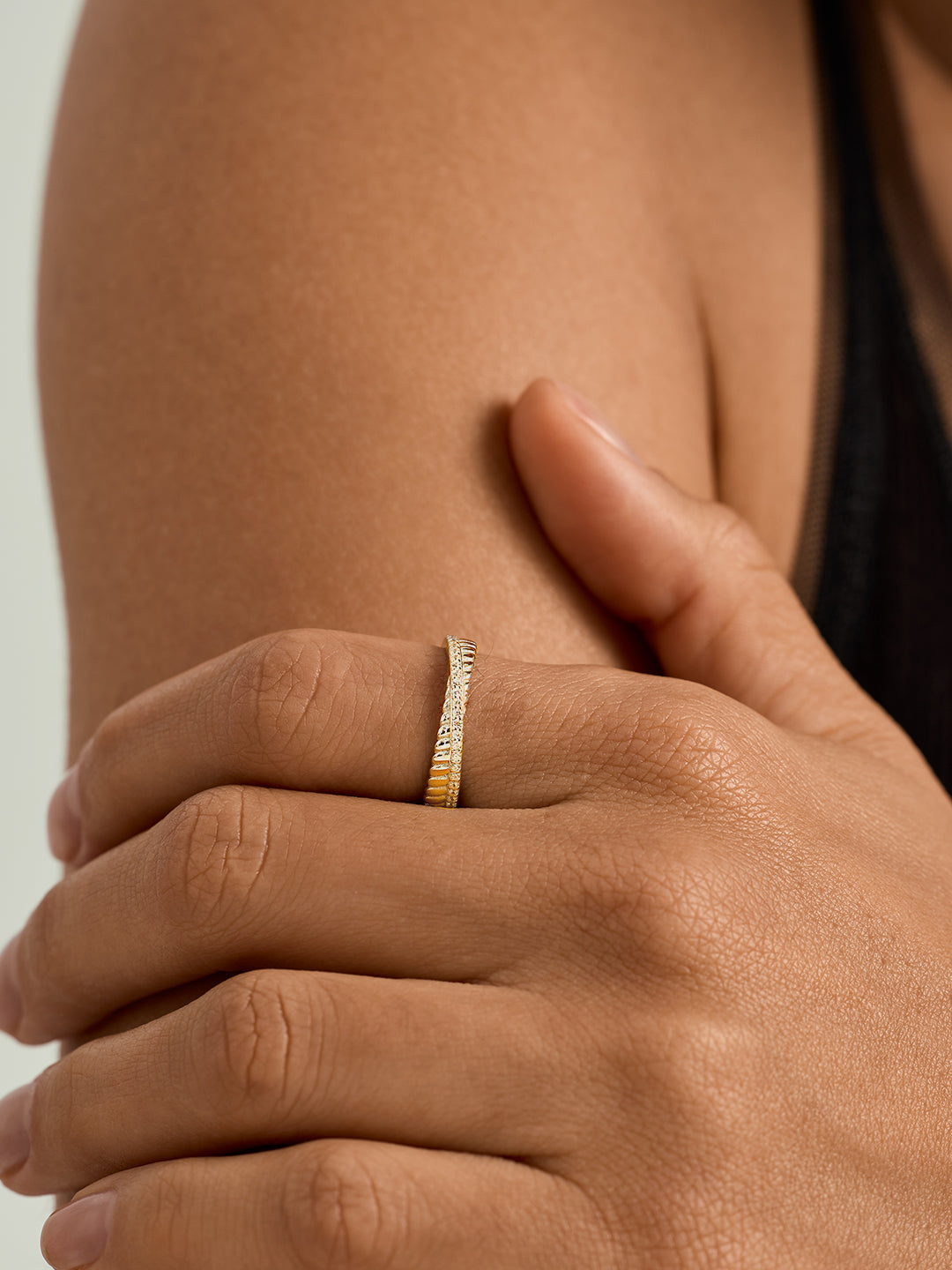 Pave Intertwined Ring - Statement Rings - OOTDY