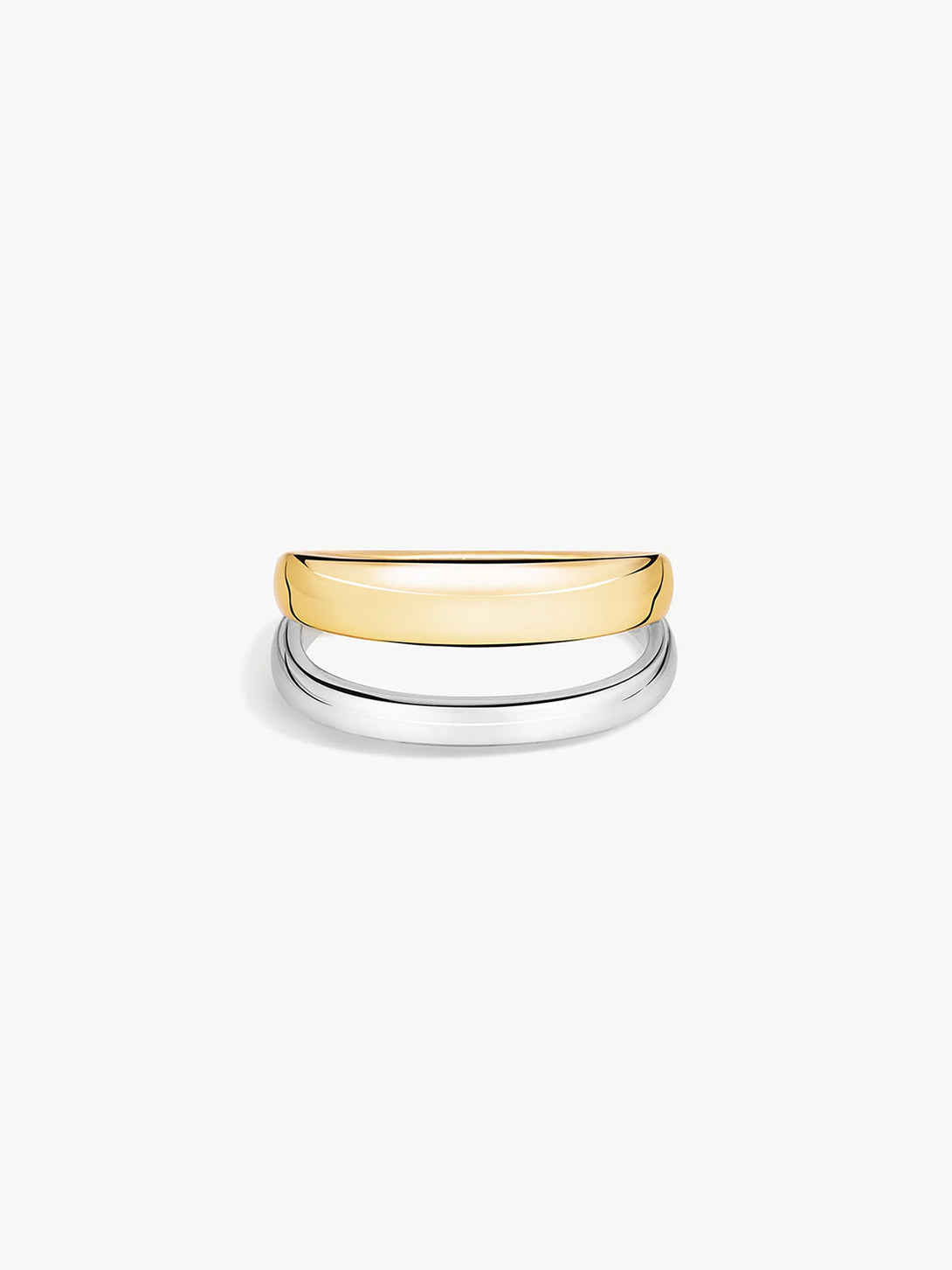 Mixed Dome Layered Ring - Band Rings - OOTDY