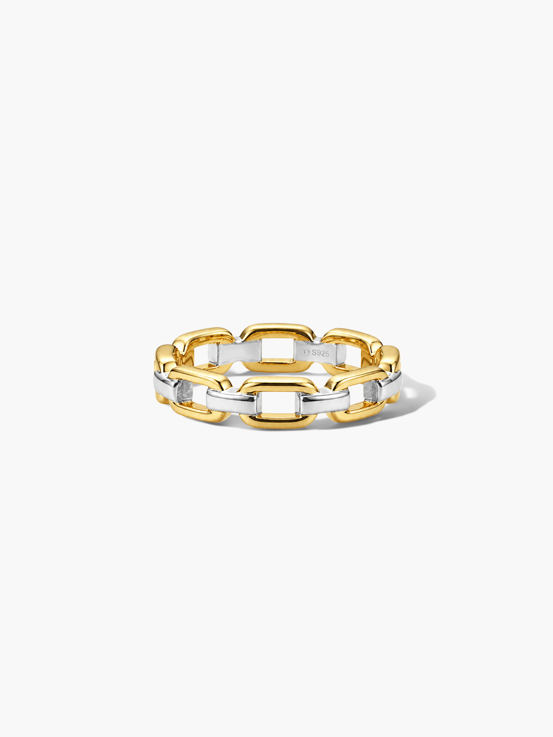 Mixed Metal Chain Ring – OOTDY