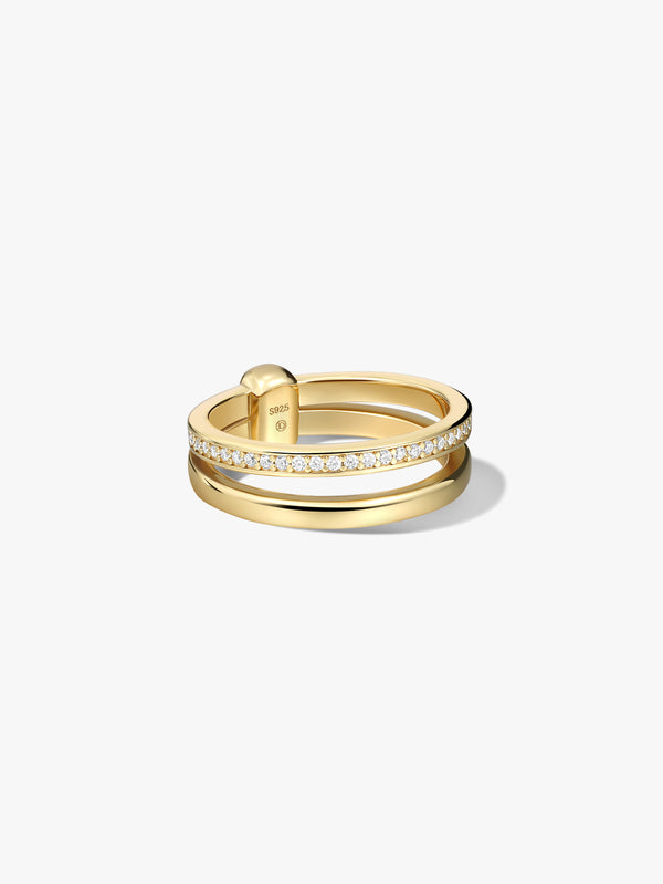 Pave Duo Ring