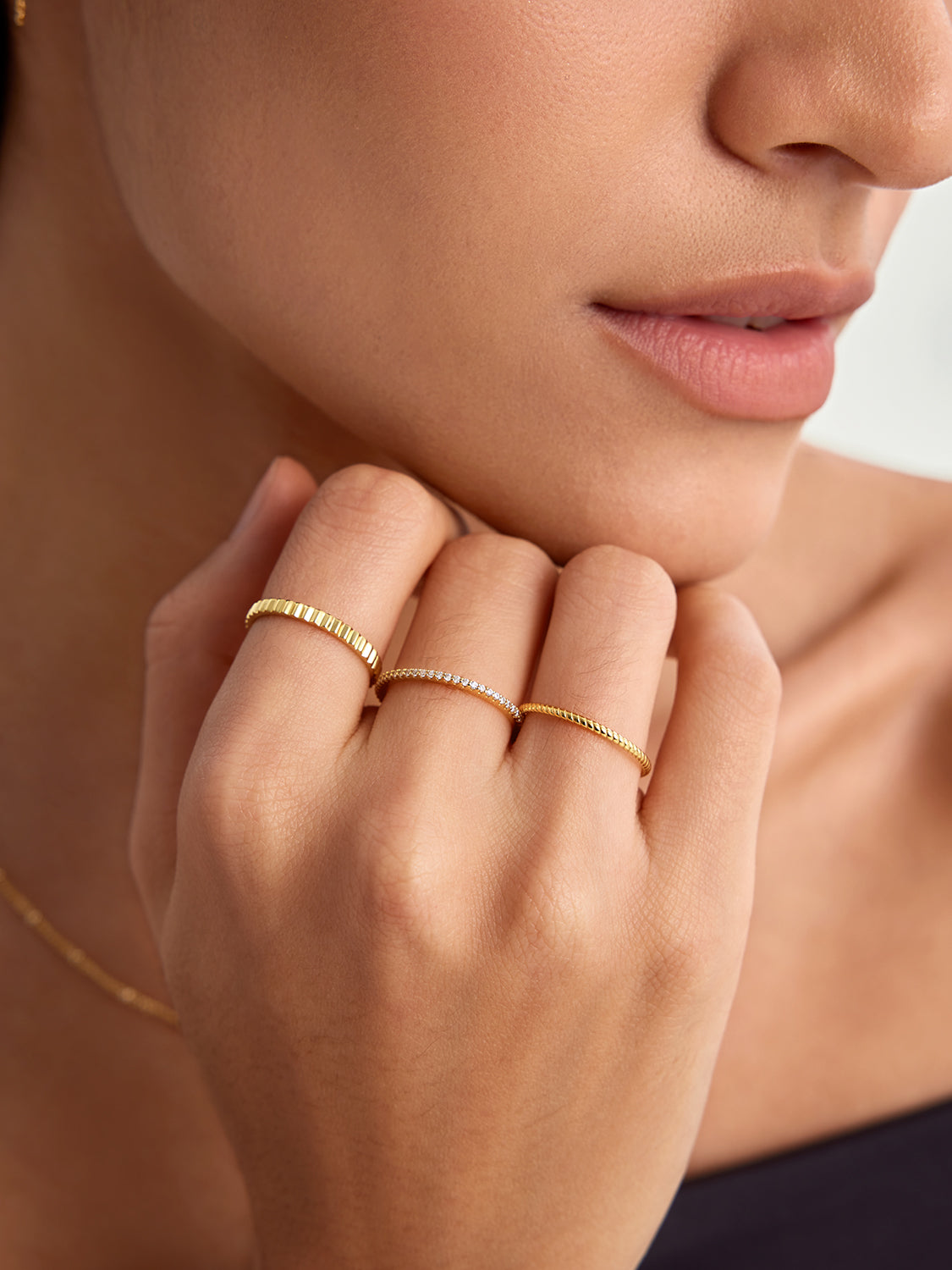 Textured Band Ring – OOTDY