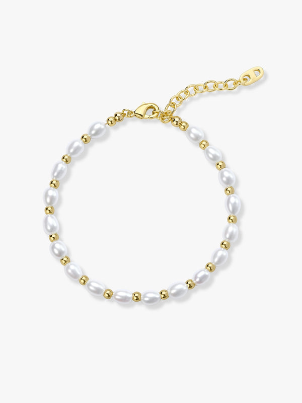 Delicate Pearl Chain Bracelet - OOTDY